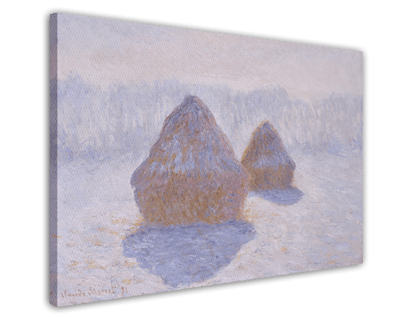 Claude Monet - Heuhaufen (Effekt von Schnee und Sonne) (1891)