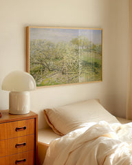 After Hover: Claude Monet - Spring (Apple Trees in Blossom) (1873)