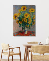 After Hover: Claude Monet - Ein Strauß Sonnenblumen (1881)