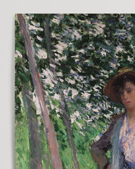 After Hover: Claude Monet - The Passerby (Suzanne Hoschedé, later Theodore Earl Butler, 1868-1899) (1887)
