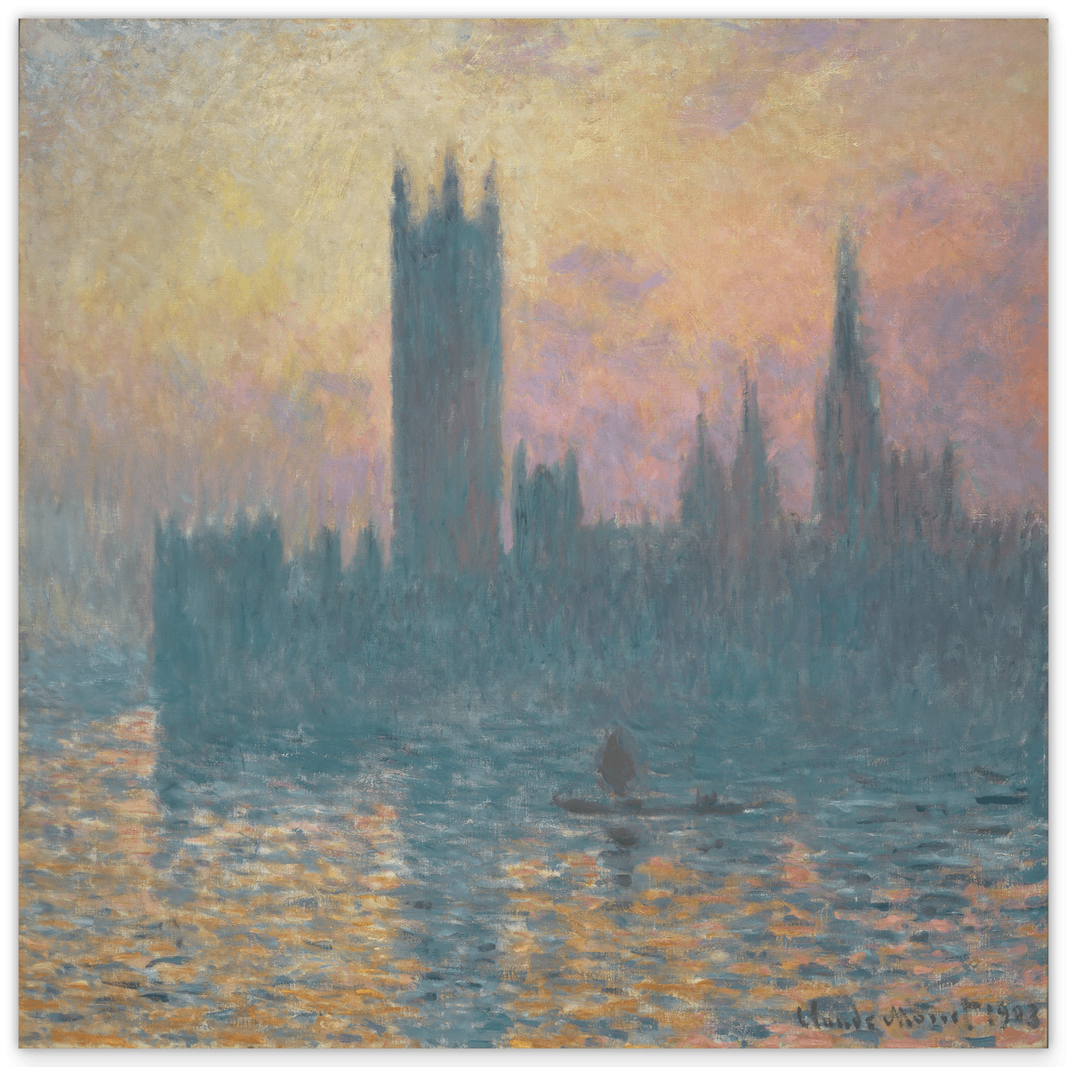 Claude Monet - The Houses of Parliament, Sunrise (1903)