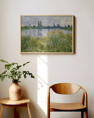 After Hover: Claude Monet - Seine Riverbank, Vétheuil (1880)