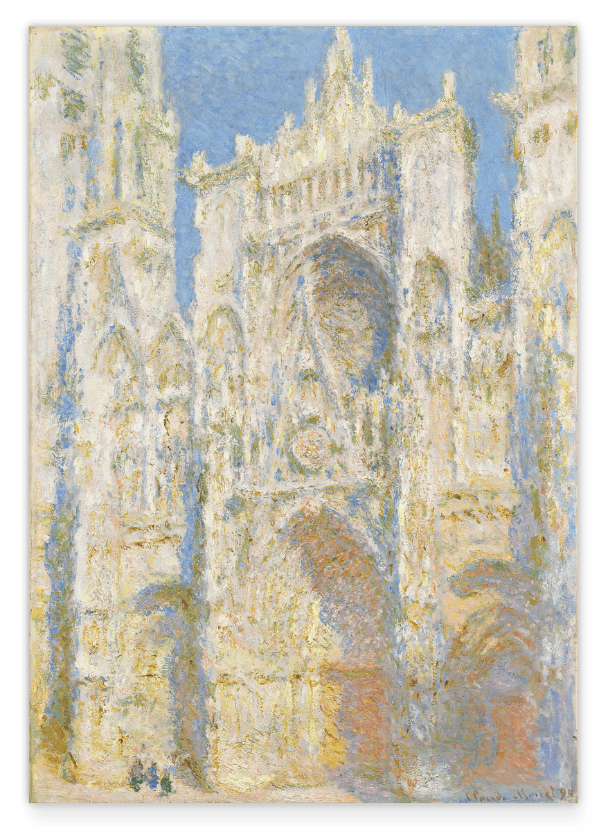 Claude Monet - Rouen Cathedral, West Façade, Sunlight (1894)
