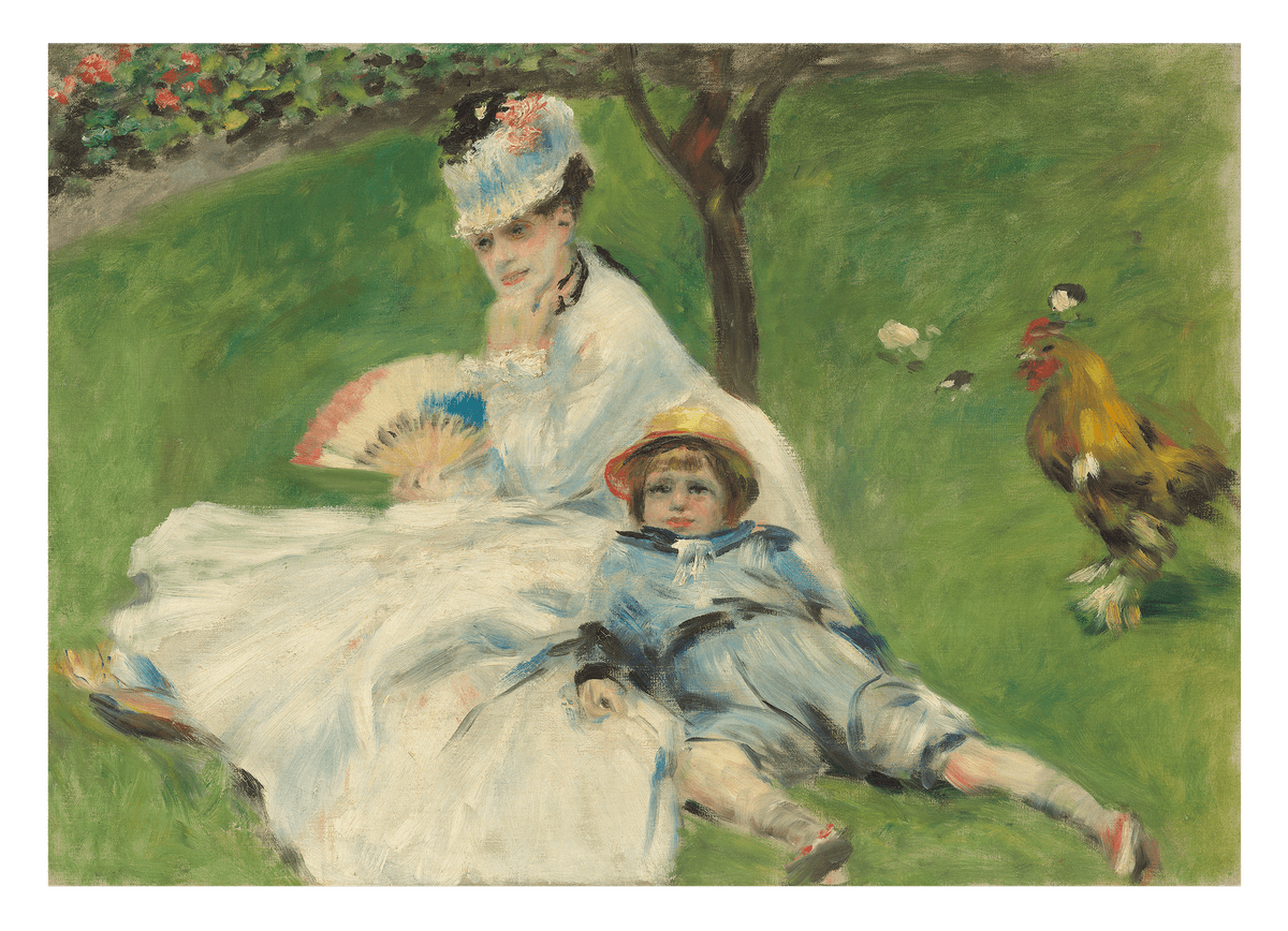 Claude Monet - Madame Monet mit ihrem Sohn (1874)