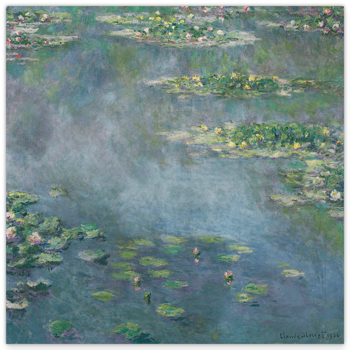 Claude Monet - Water Lilies (French: Nymphéas) (1906)
