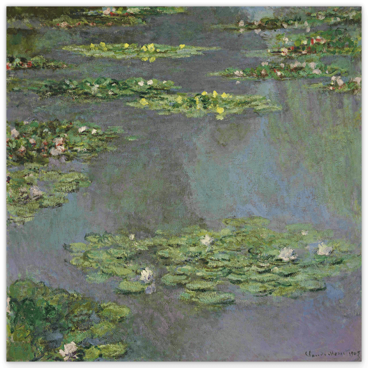 Claude Monet - Water Lilies (French: Nymphéas) (1905)