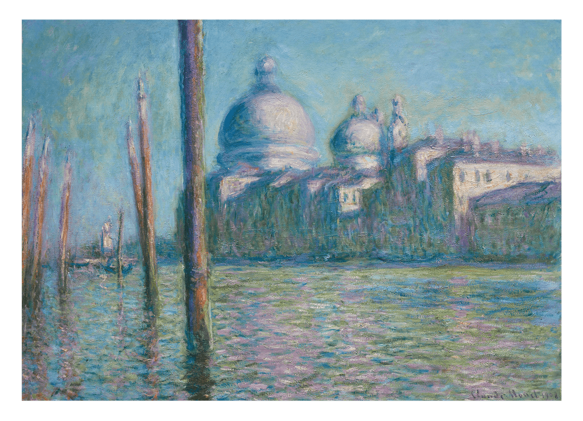 Claude Monet - The Grand Canal, Venice (French: Le grand canal) (1908)