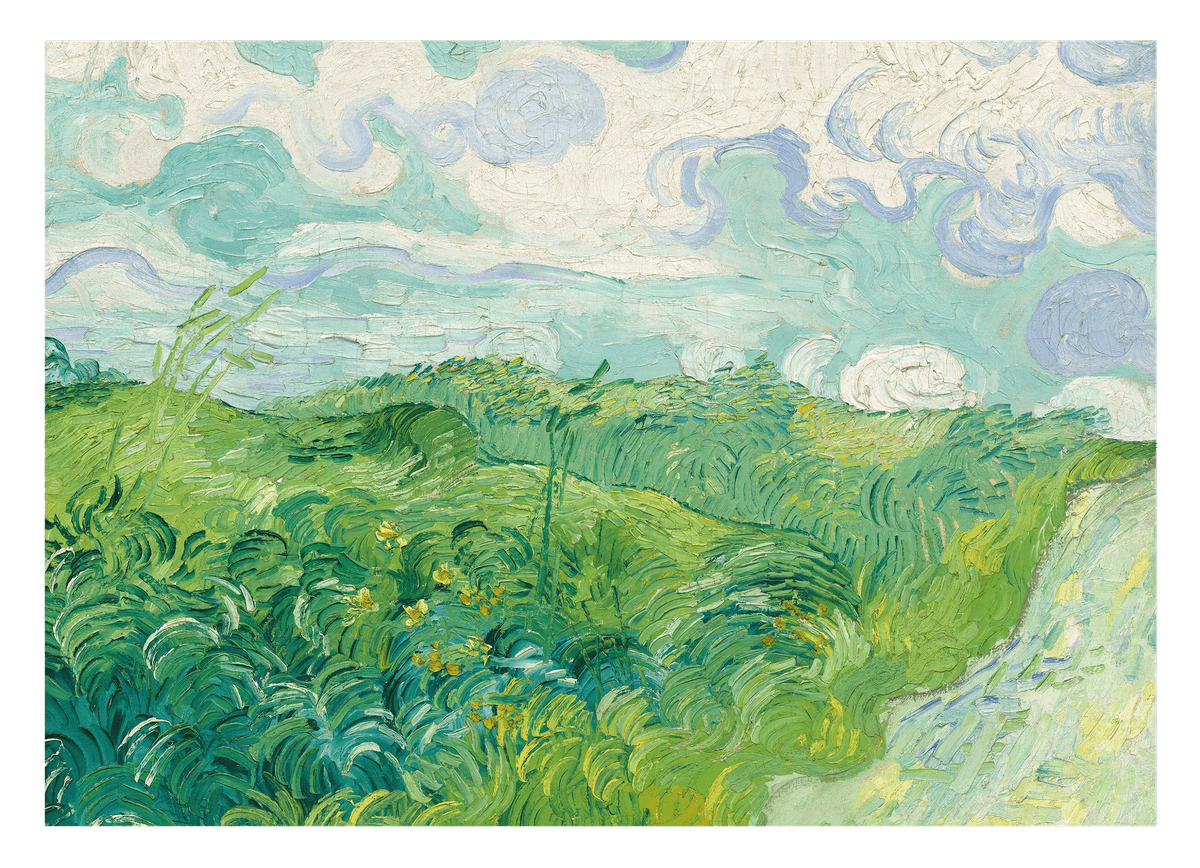 Vincent van Gogh - Field of Green Wheat (1889)