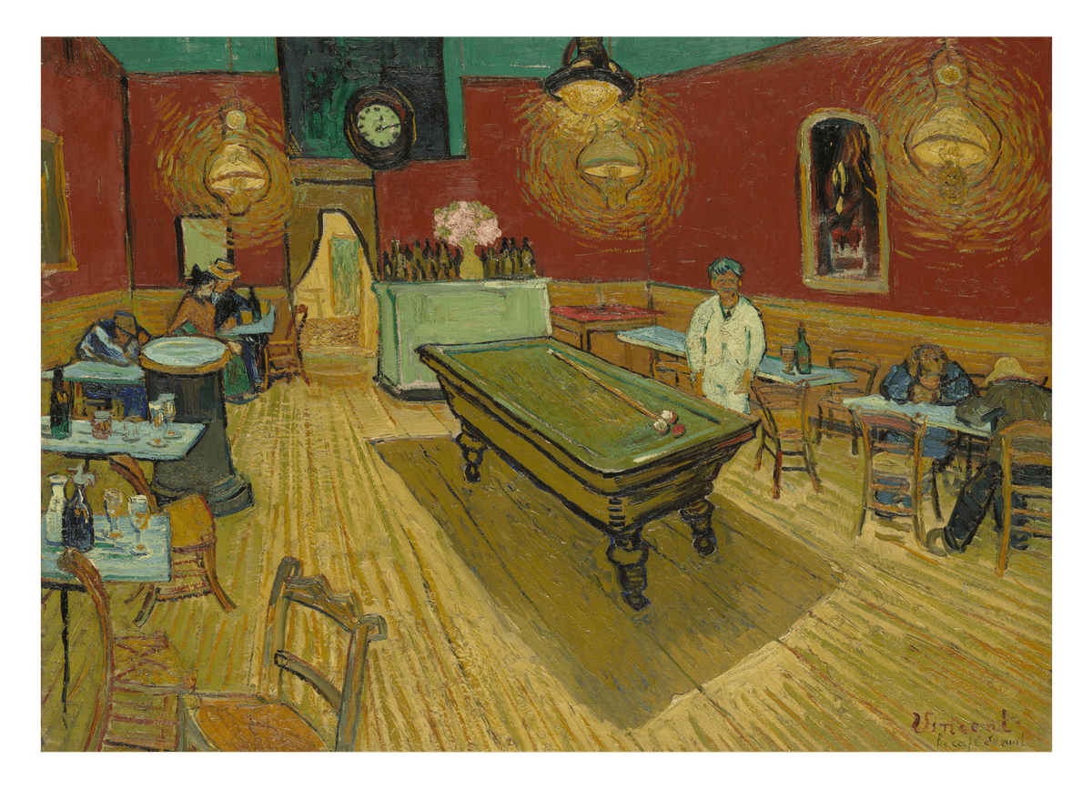 Vincent van Gogh - Das Nachtcafé in Arles (1888)