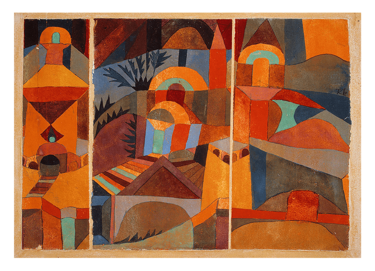 Paul Klee - Temple Gardens (1920)