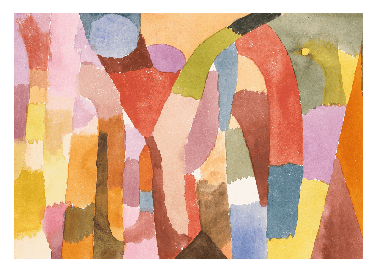 Paul Klee - Movement of Vaulted Spaces (1915)