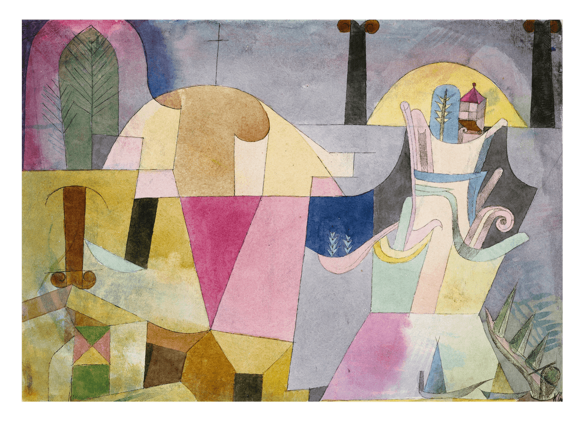 Paul Klee - Black Columns in the Landscape (1919)