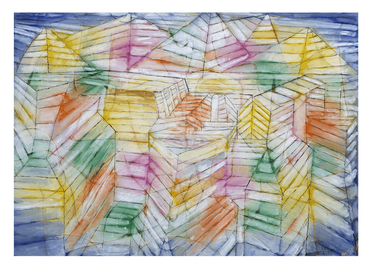 Paul Klee - Stage Mountain Construction (1920)