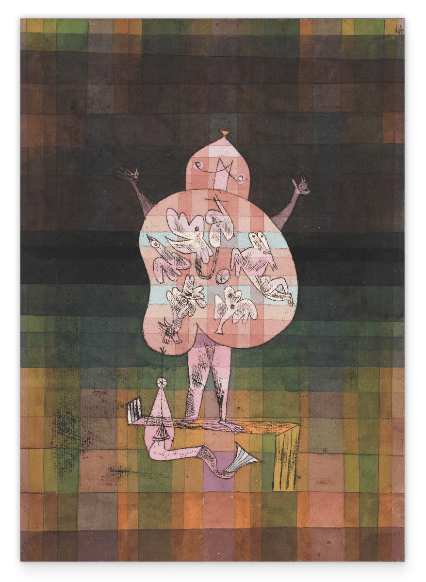 Paul Klee - Ventriloquist and Screamer in the Moor (1923)