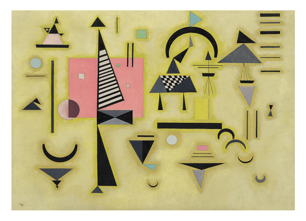 Wassily Kandinsky - Entscheidendes Rosa (1932)