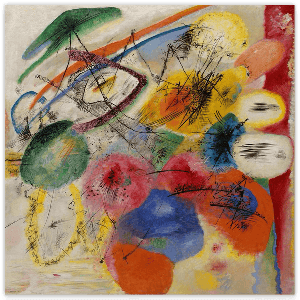 Wassily Kandinsky - Schwarze Linien (1913)