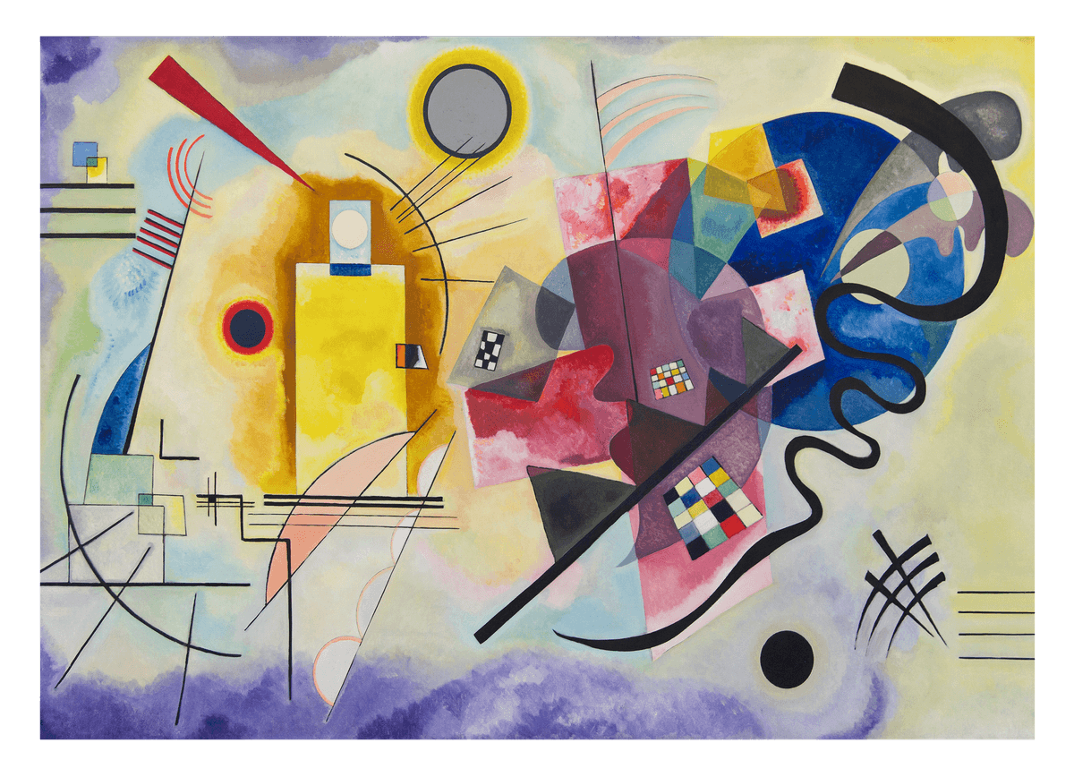Wassily Kandinsky - Gelb-Rot-Blau (1925)
