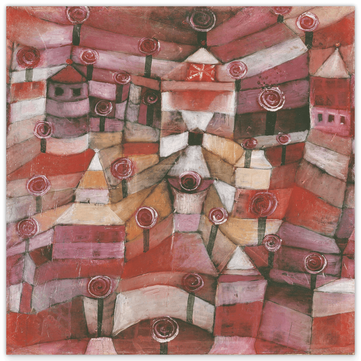 Paul Klee - Rose Garden (1920)