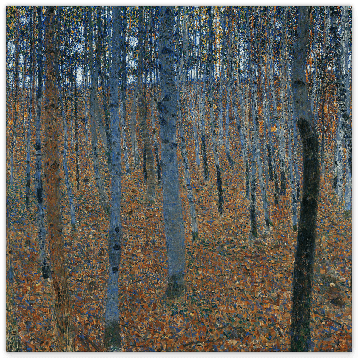Gustav Klimt - Buchenwald I (1902)