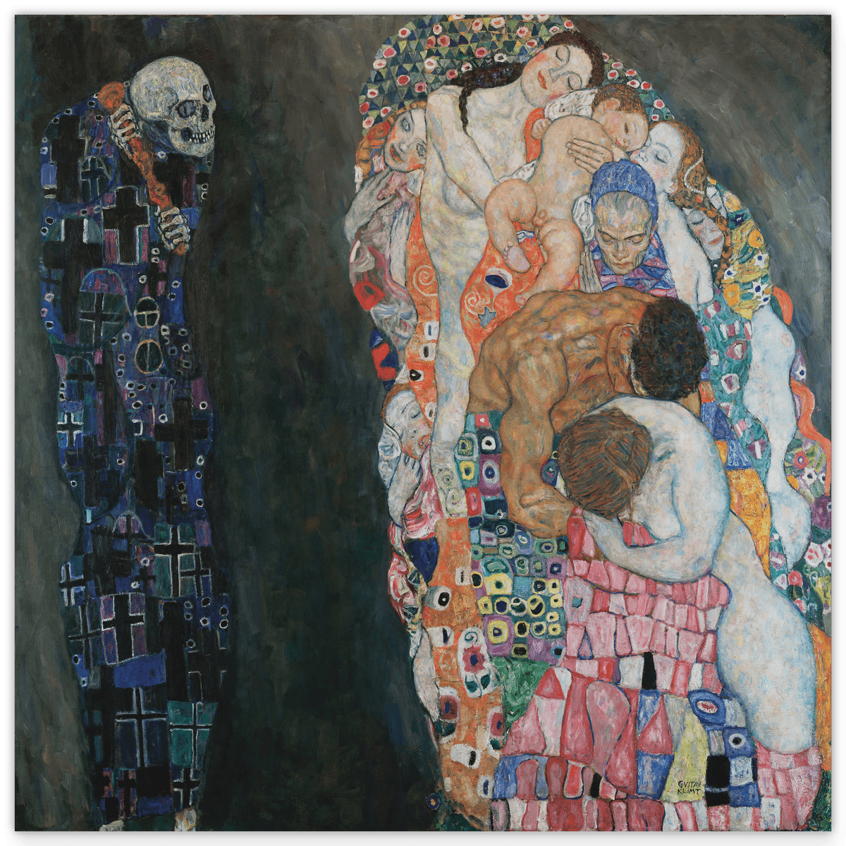 Gustav Klimt - Tod und Leben (1908-1915)