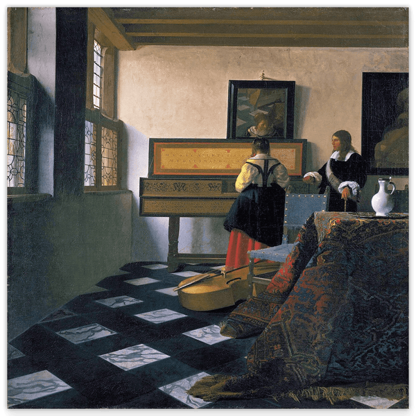 Jan Vermeer - Die Musikstunde (1662/1665)