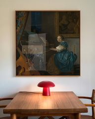 After Hover: Jan Vermeer - Seated Virginal Player (1672)