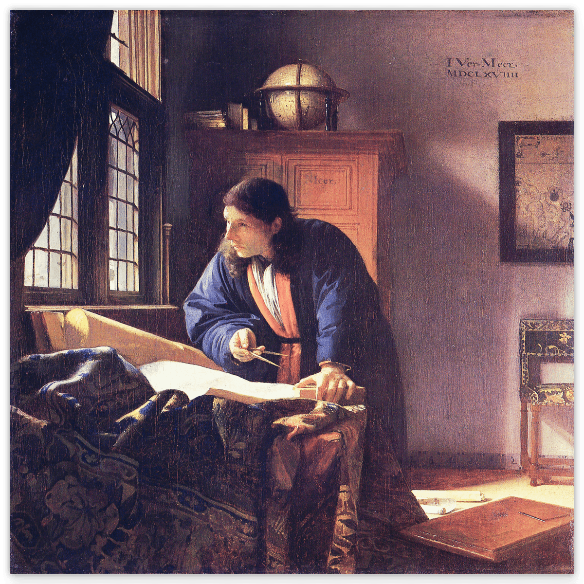 Jan Vermeer - The Geographer (1668/1669)