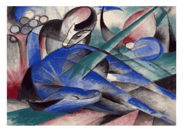 Franz Marc - Träumendes Pferd (1913)