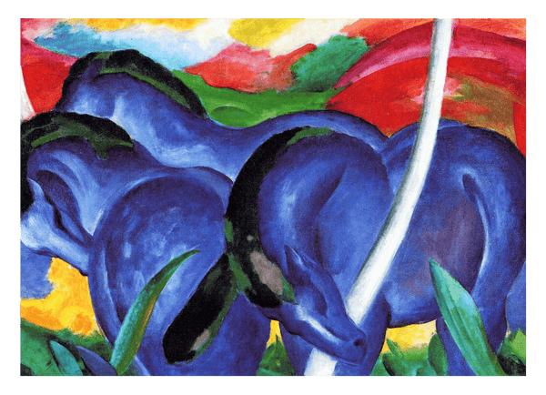 Franz Marc - Die großen blauen Pferde (1911)