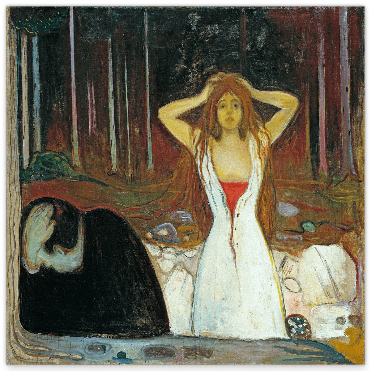 Edvard Munch - Ashes (1894)