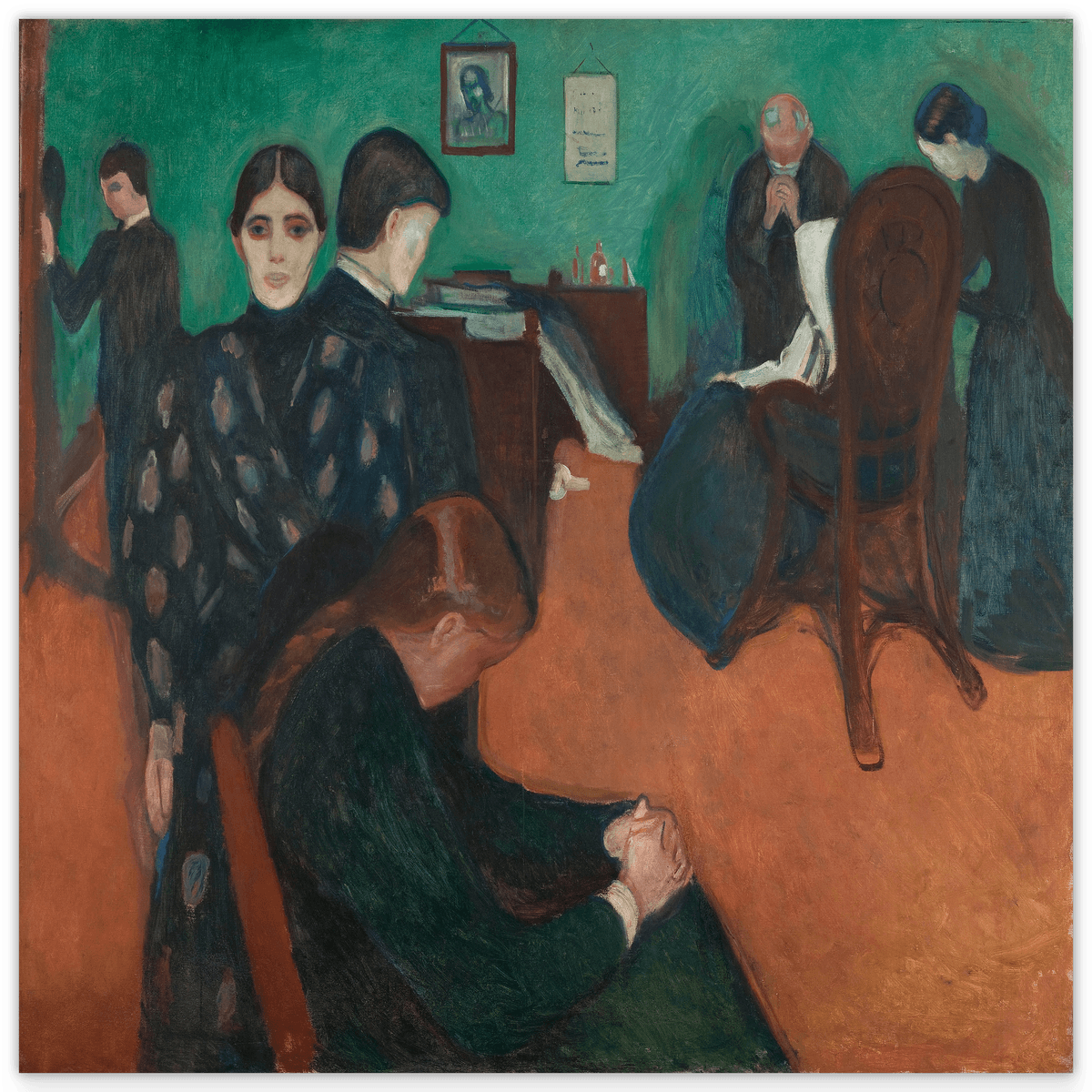 Edward Munch - Death in the Sickroom (1893)