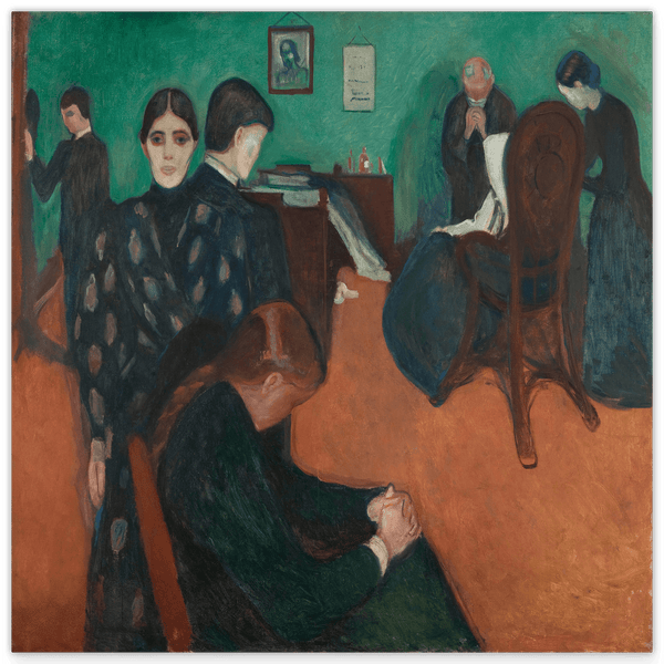Edward Munch - Death in the Sickroom (1893)