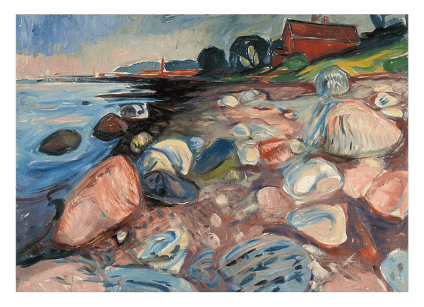 Edward Munch - Coast with Red House (1904)