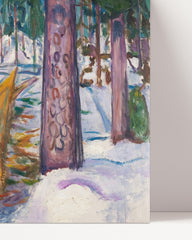 After Hover: Edward Munch - Yellow Tree Trunk (1912)