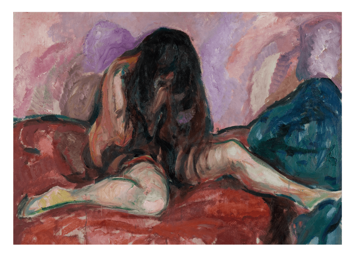 Edward Munch - Weeping Nudes (1913/14)