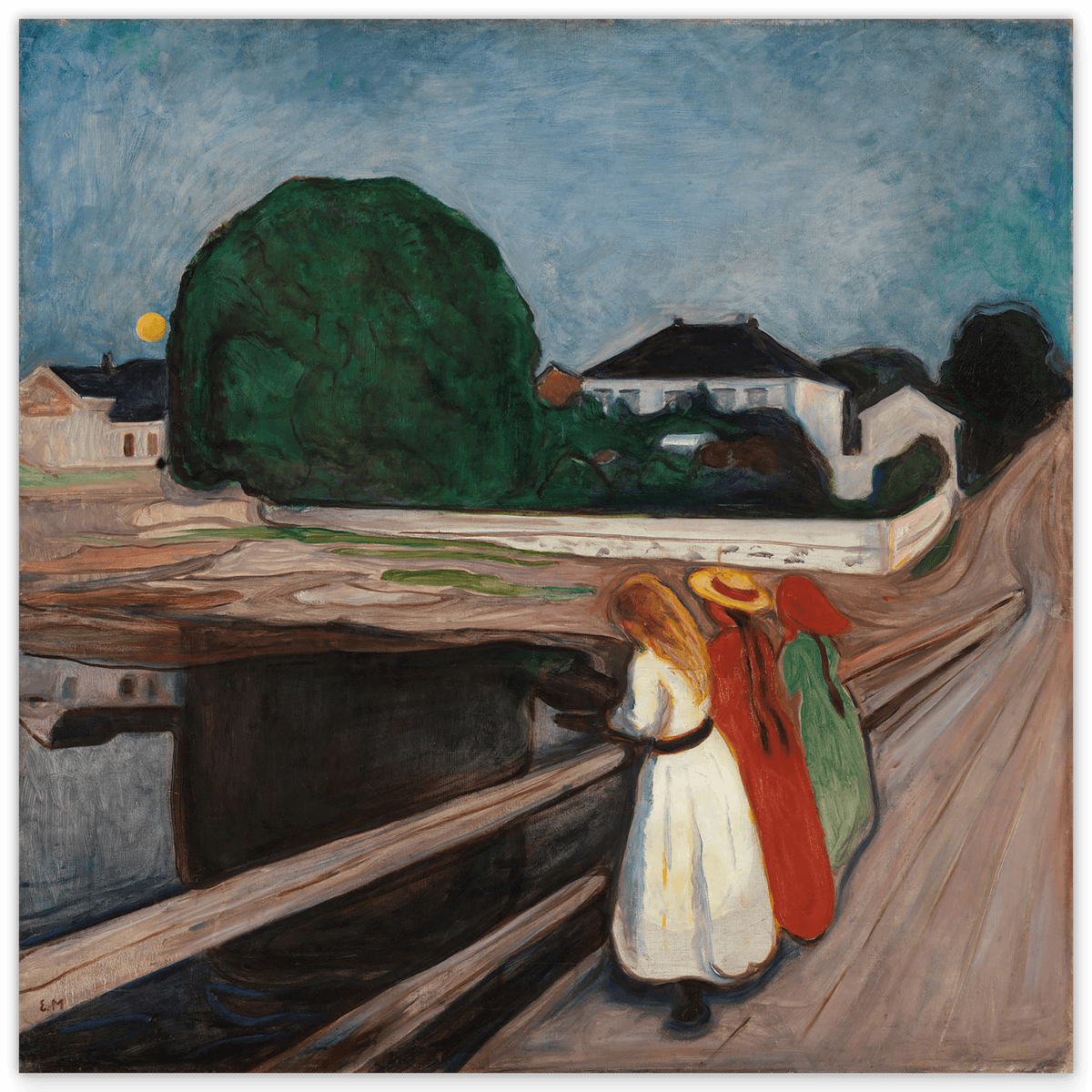 Edward Munch - Girl on the Bridge (1901)