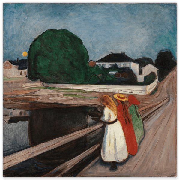 Edward Munch - Girl on the Bridge (1901)