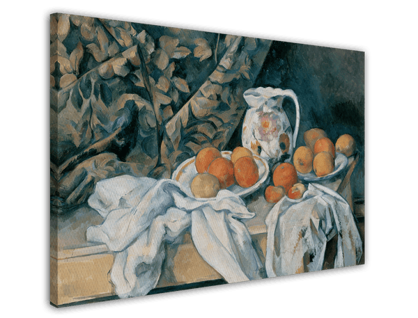 Paul Cézanne - Stillleben mit Gardine (1895)
