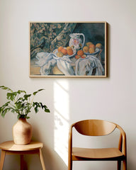 After Hover: Paul Cézanne - Stillleben mit Gardine (1895)
