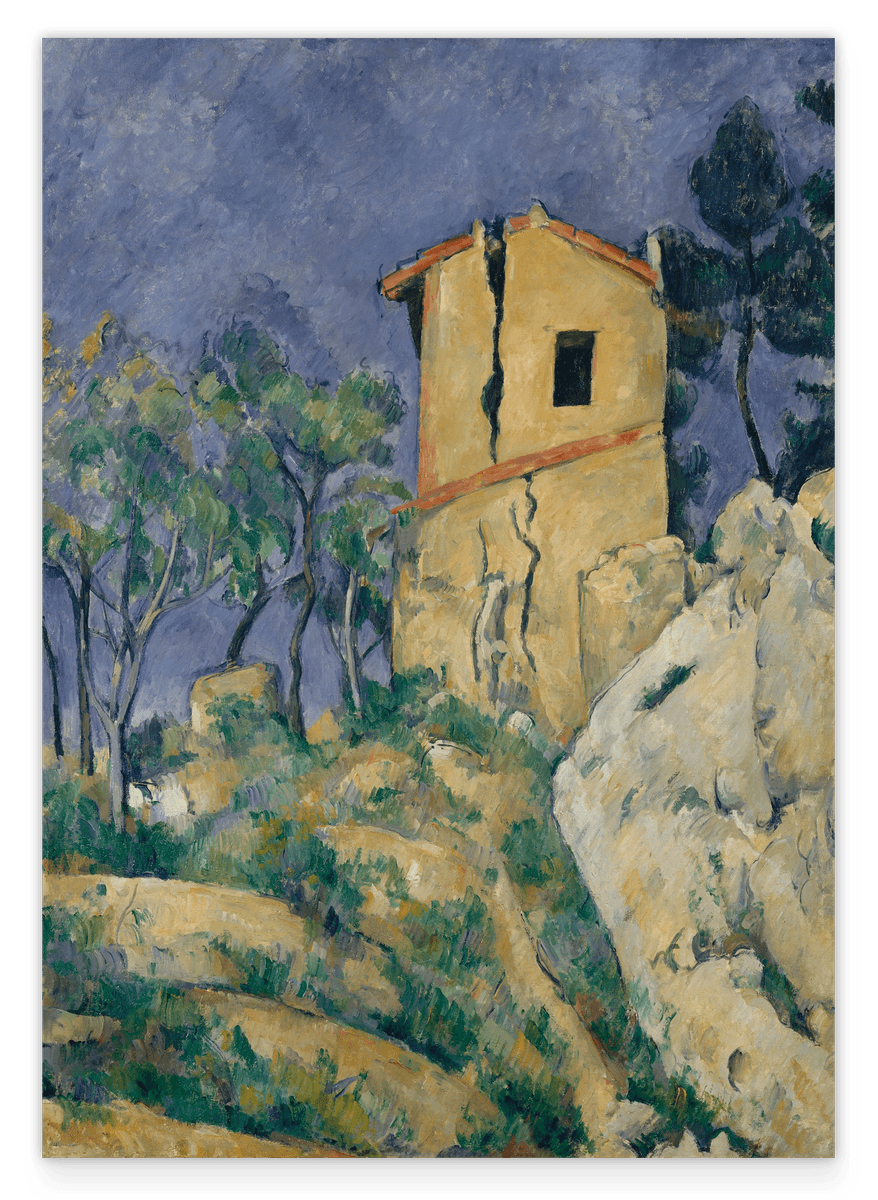 Paul Cézanne - Das Haus mit geborstenen Wänden (18921894)