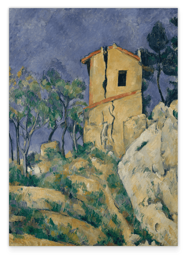 Paul Cézanne - Das Haus mit geborstenen Wänden (18921894)