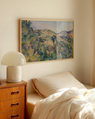 After Hover: Paul Cézanne - View from the Domaine Saint-Joseph (late 1880s)