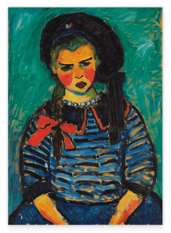 Alexej von Jawlensky - Mädchen mit roter Schleife