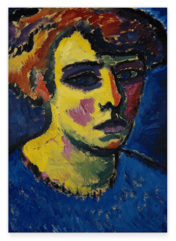 Alexej von Jawlensky - Kunstdruck Gemälde mit Gesicht