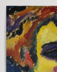 After Hover: Alexej von Jawlensky - Kunstdruck Gemälde mit Gesicht