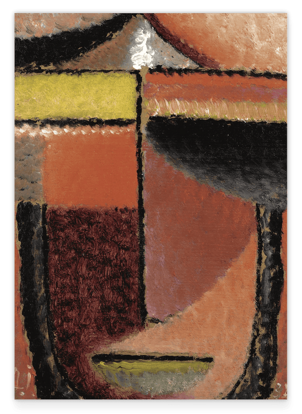 Alexej von Jawlensky - Abstrakter Kopf in Brauntönen
