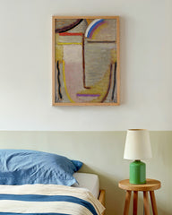 After Hover: Alexej von Jawlensky - Abstract Head - Painting Art Print in Bright Colors