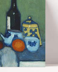 After Hover: Alexej von Jawlensky - Stilleben mit Früchten, Figur, Flasche