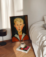After Hover: Amedeo Modigliani - The Boy with the Blue Eyes