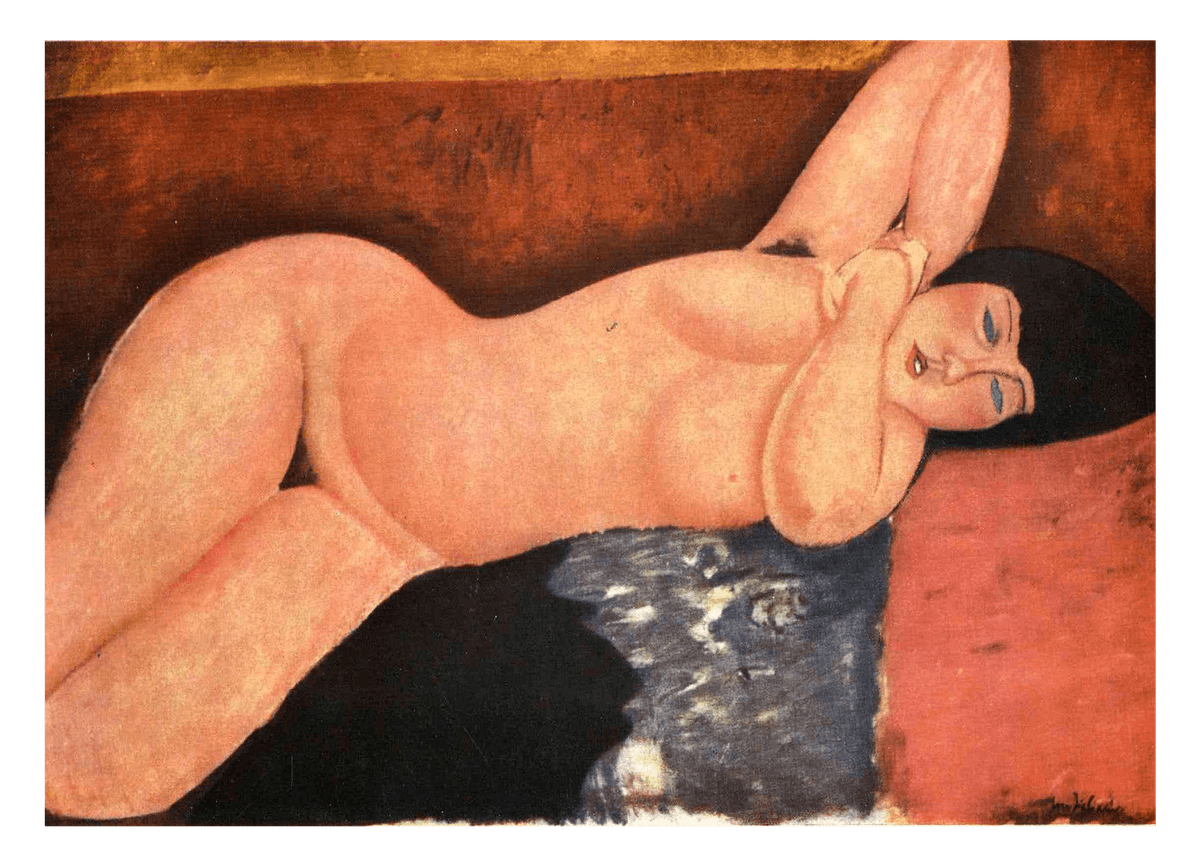 Amedeo Modigliani - Sich räkelnde Nackte